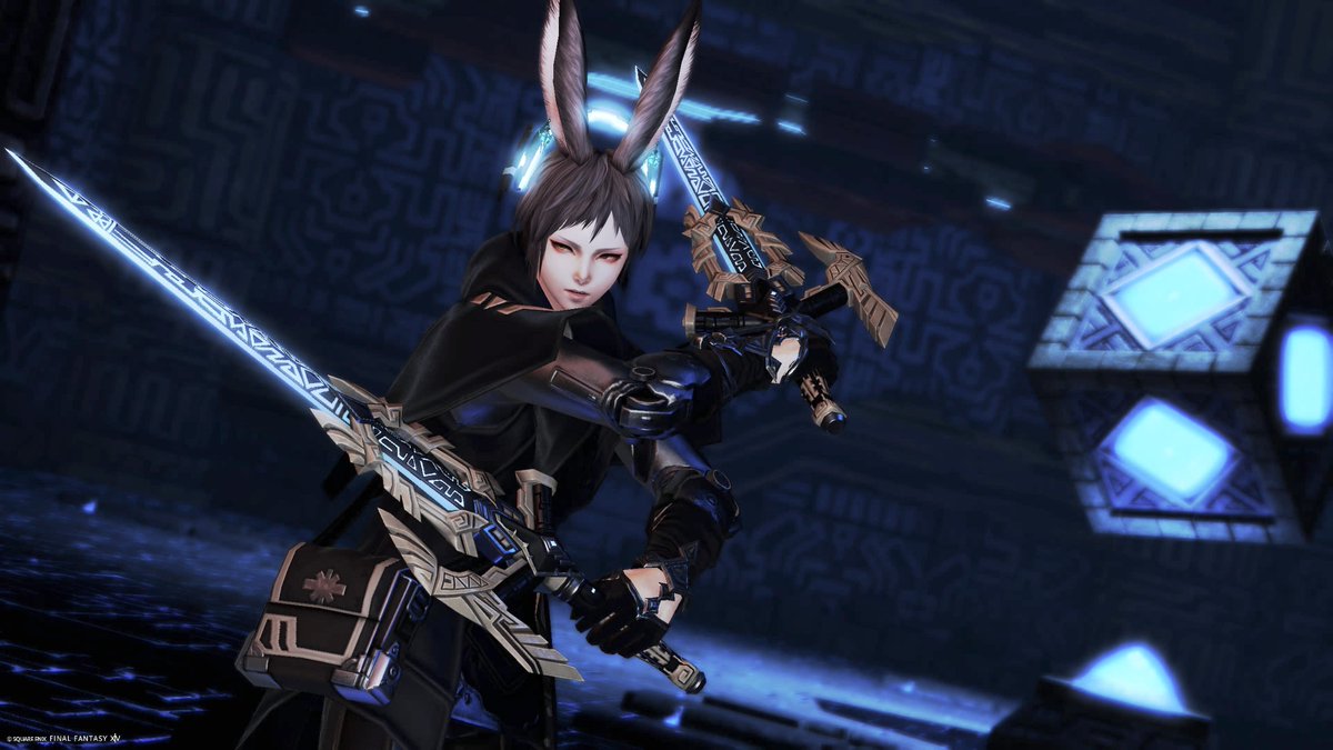 satora_sarade's tweet photo. おはようございます🧊
スカイディープの武器染色できるの知らなかった イイ位置が染まるのでオススメです
#FF14SS #ヴィエラ https://t.co/63N5mDwpHj