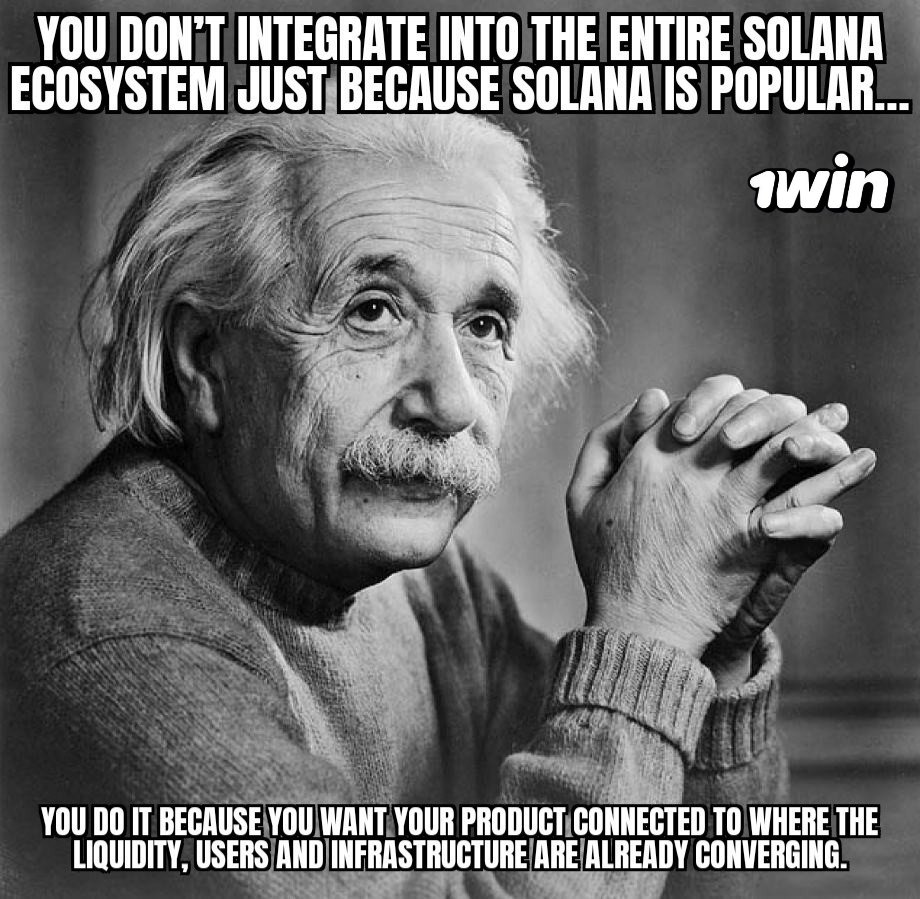 AnthonGregori's tweet photo. I honestly feel Solana was the right decision.

Why? The ecosystem has been expanding way beyond trading lately: payments, stablecoins, tokenized assets, institutional infrastructure and real onchain activity.

So full integration here isn't just adding another chain.

It’s @1winToken plugging into an ecosystem that’s getting harder to ignore.