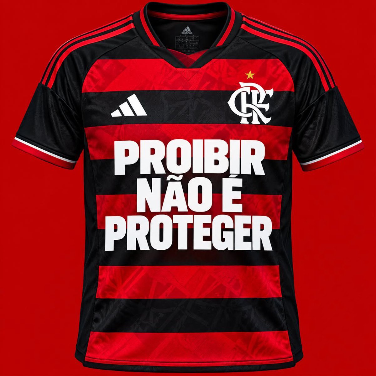 JoaquinEterno's tweet photo. Camisa que o Flamengo vai usar amanhã em protesto contra o governo Lula. Clube carioca é um dos maiores apoiadores da candidatura de Flávio Bolsonaro. https://t.co/BEmHLnSAqy