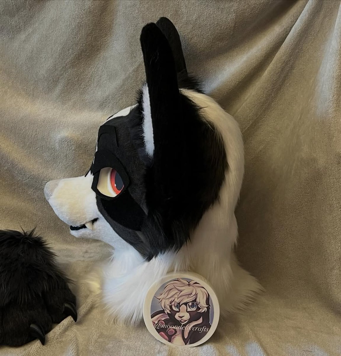 moondeitycrafts's tweet photo. 🤍📷wolf fursuit mini partial📷

3D printed eyes and base

Handcrafted with lots of love

super soft

Has neck fur

lined

Luxury faux fur

Head, hand paws and tail

#furry #fursuit #fursuitcommission #fursuitmaker #fursuitpartial https://t.co/CkzJcWd3K2