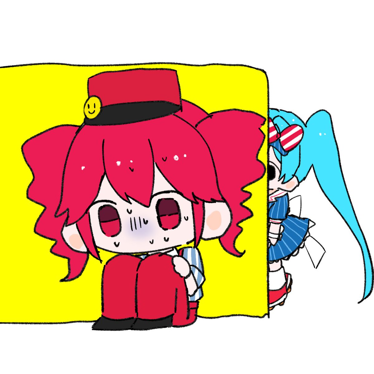 nebusoku7534's tweet photo. ｢メズミクからにげろ！｣

#重音テト #初音ミク https://t.co/m1HeLoMXMz