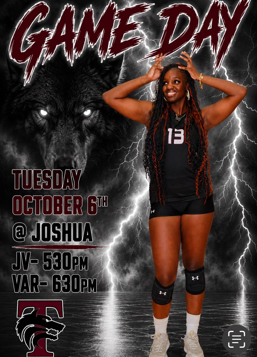 THSWolfPackVB's tweet photo. It’s GAME DAY!! 
#queenchelsea https://t.co/urRHYgeWi9