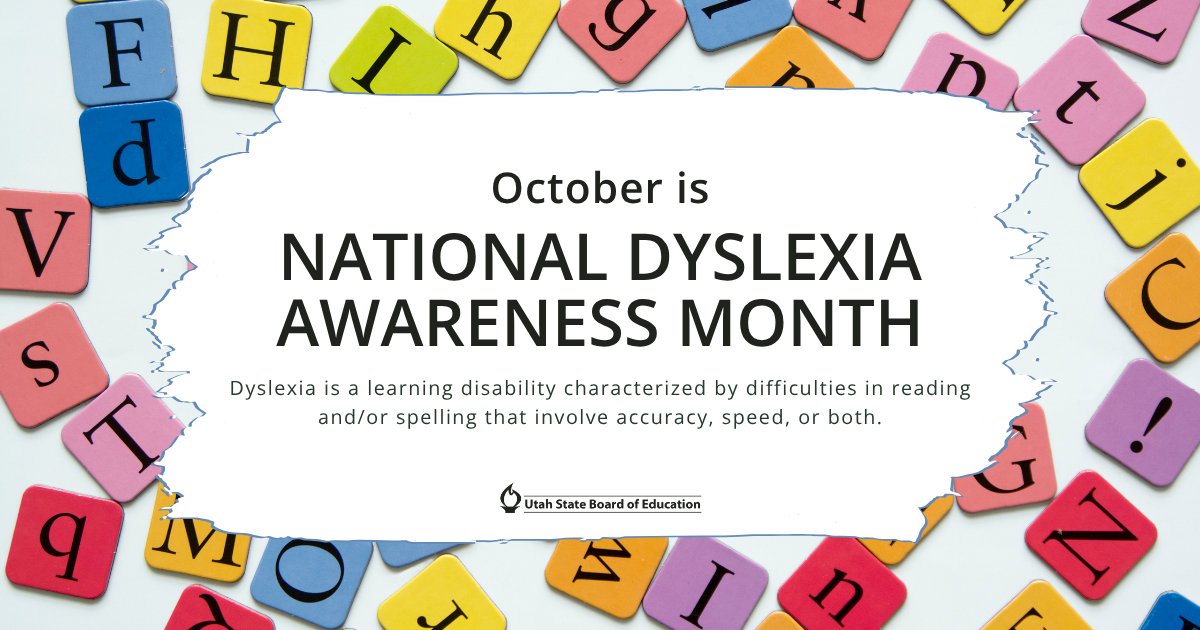 UTPublicEd's tweet photo. Dyslexia can affect how accurately or quickly someone reads words  and spells, and it can look different for every learner. If you have concerns about your child’s reading progress, talking with their teacher or school can be a good place to start. https://t.co/Sbni6hpUxx