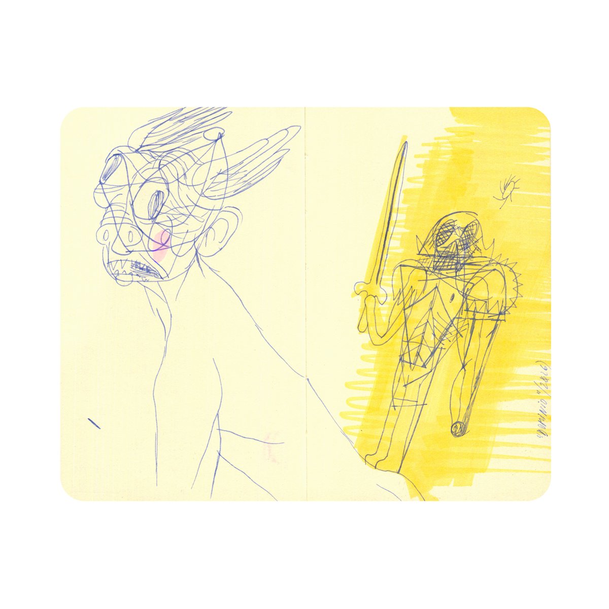 leocohesiones's tweet photo. “Dominio" (libretas personales, 2026) #leofloresillustrator #leofloresillustration #leofloresilustrador #personaljournal #personaldiary #artjournal #journalpersonnel #dessins #dibujosenlibretas #moleskine #moleskinesketchbook #moleskineart https://t.co/xXAGyn0a7Z