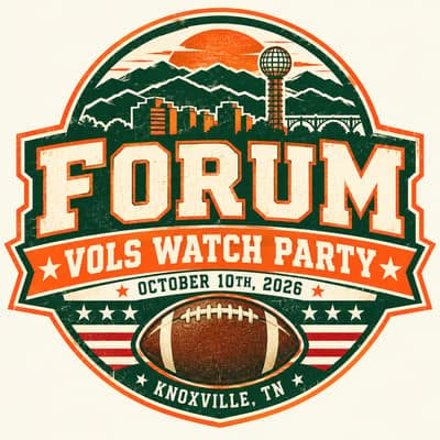 ApplyToForum's tweet photo. Join us in Knoxville this Saturday for "Mass Deportation Coalition Two Comma Tennessee Football Watch Party and FORUM"

We've put together a great group of Tennessee's elected officials on the topic of mass deportations.  

Register at the link below to get involved. The event is free to attend with all-day food and drink options.