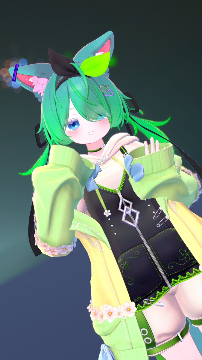 Taisyou_Yuzu's tweet photo. #大将のVRC日記 #VRChat #Plum3D
おっはお〜‼️💚
不安はありますが今日から仕事復帰します...💦
無理しない程度に頑張って乗り切ります💪 https://t.co/u7vnyzqY8U