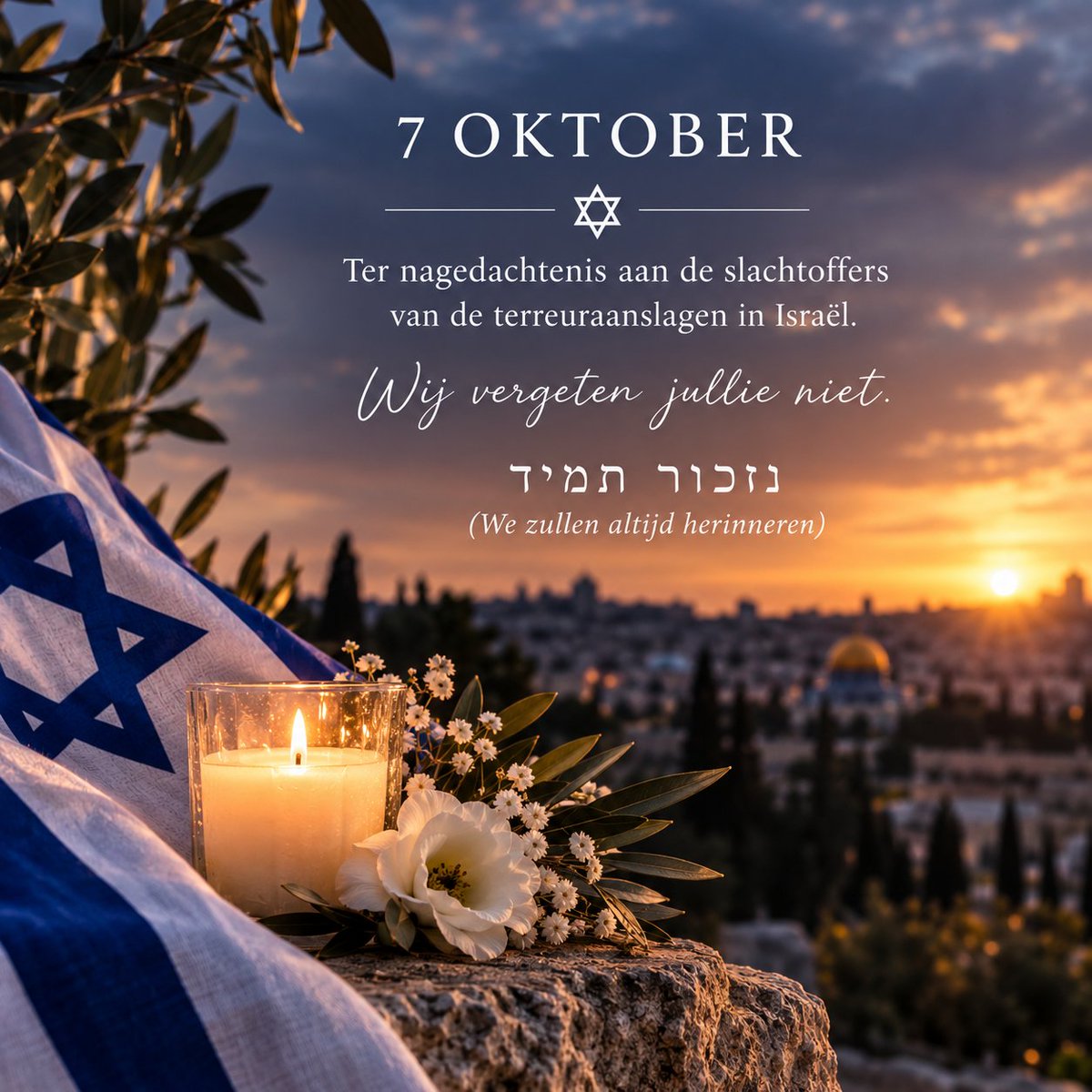 SteenksRafaela's tweet photo. 3 jaar geleden veranderde het leven van de joodse mensen in Israël immens. 

 Maar niet alleen in Israël veranderde het.

Wereldwijd staat het nog steeds op zijn kop.
 Iedereen heeft er een mening over. 

En iets wat wij nooit meer zouden laten gebeuren, gebeurt nu weer. https://t.co/OItEViiANo