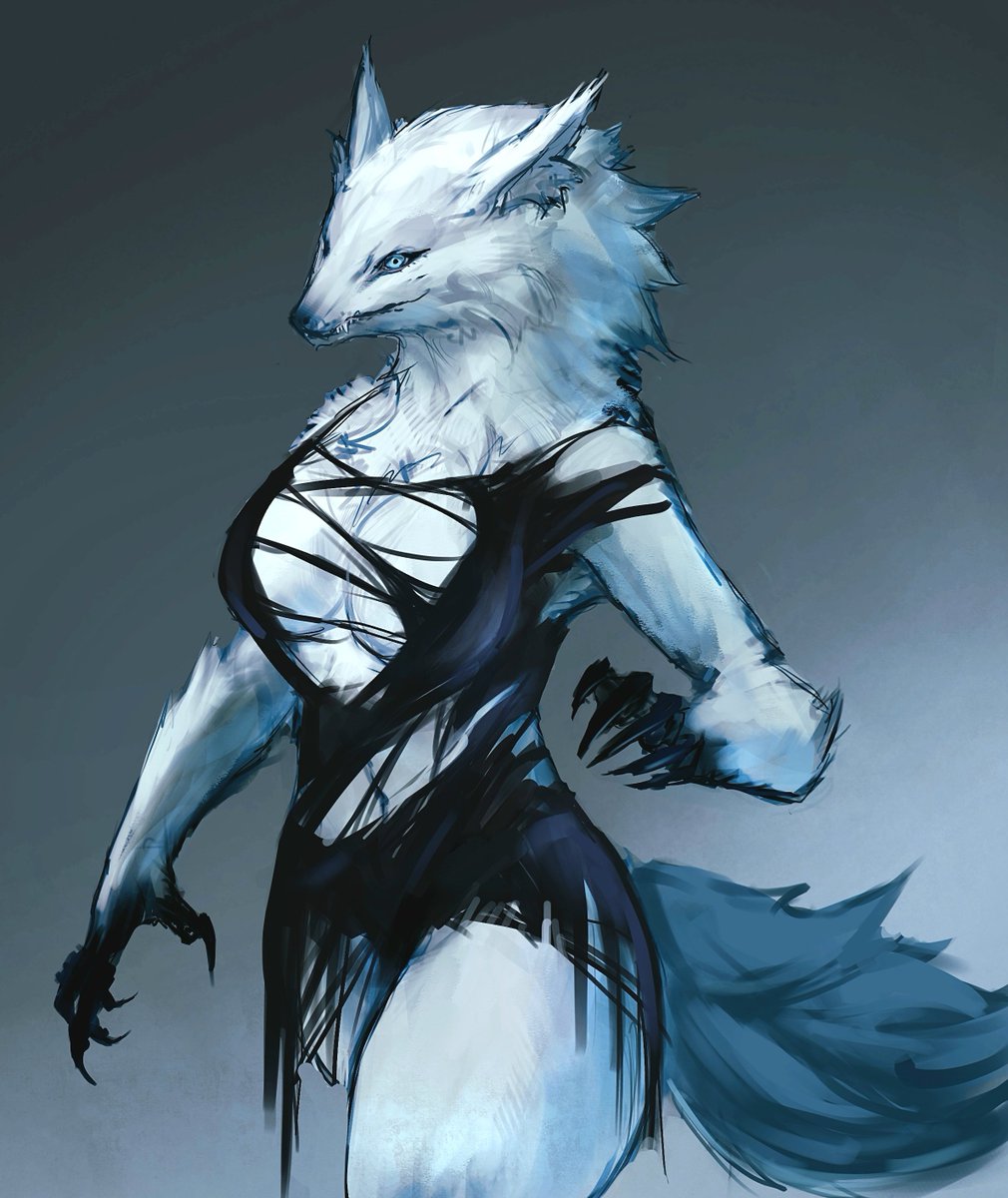 RedKryvos's tweet photo. Arctic Werewolf girl https://t.co/MmBWMF1ZOD