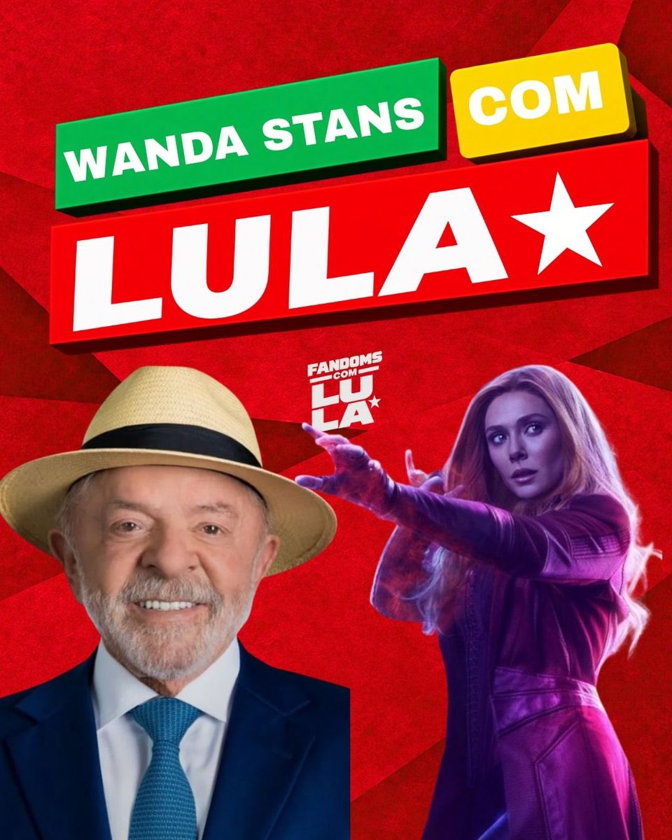 wandaacervo's tweet photo. É impressionante o silêncio de algumas páginas de fãs da Marvel diante do segundo turno e das eleições, enquanto seus personagens continuam sendo usados para falar de justiça, esperança, liberdade.

E FORA DAS PÁGINAS?? 

Nós, fãs da Wanda, sabemos a nossa escolha. 13. https://t.co/qTLwAixRCx