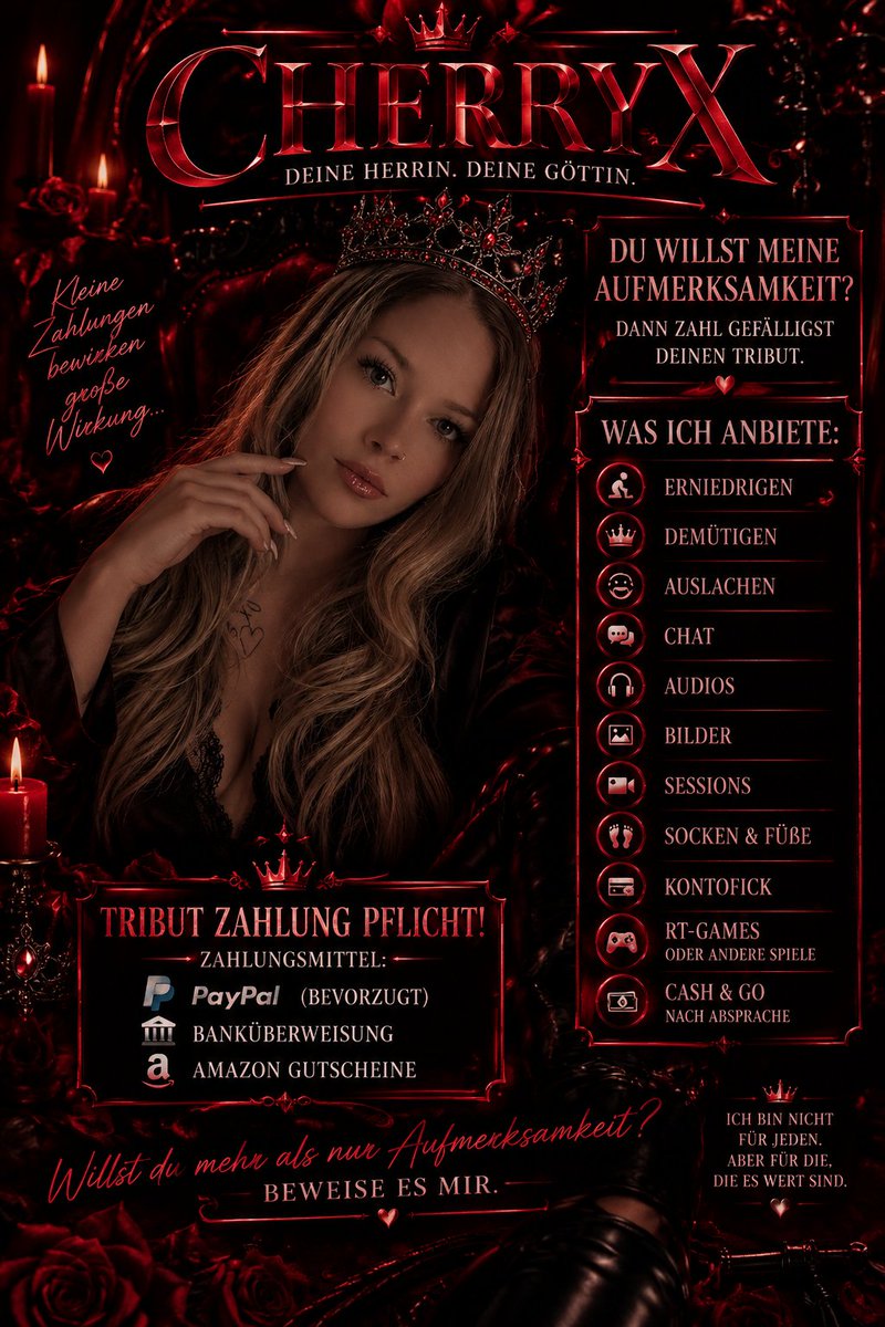 CheeryxNoir's tweet photo. So für alle #Versager! Hier alle #Infos die ihr wissen müsst🫰🏻#Findom https://t.co/wCmDXh3Dui