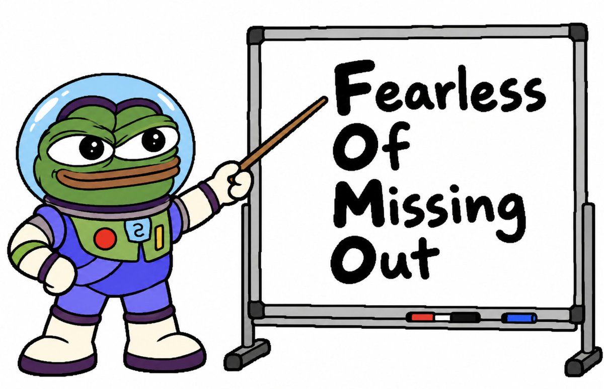 FomoHookedSOL's tweet photo. henlo class. today apu teach important lesson.

Fearless
Of
Missing
Out

pls write dis down. will be on test. https://t.co/RtijcHttxL