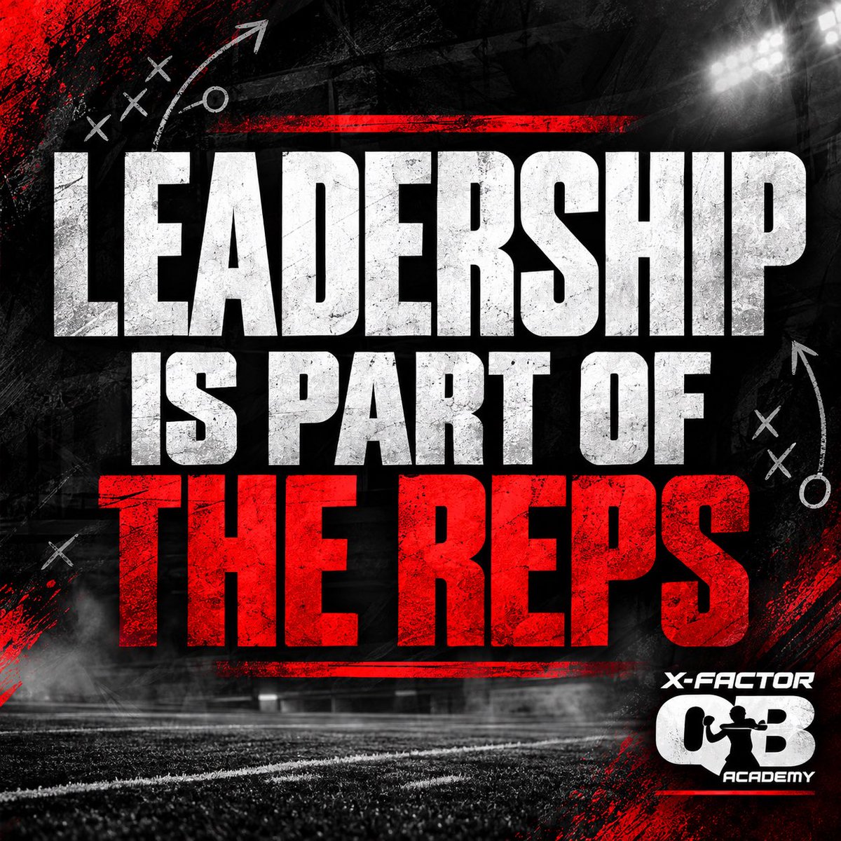 xfactorQB's tweet photo. Leadership is part of the reps. 🏈

Playing quarterback is about more than throwing the football. It’s communicating, holding yourself accountable, encouraging the guys around you, responding to mistakes and setting the standard every time you step on the field.

You don’t wait until game day to lead. You practice it.

#XFactorQBAcademy