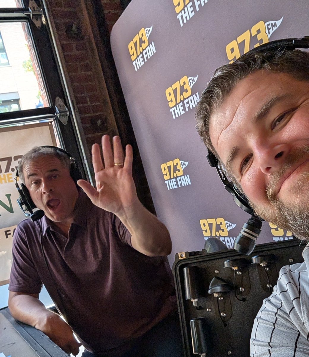 MattSkraby's tweet photo. Come join @973thefansd's @ChrisElloSD and @MattSkraby at Far Corner (10th and J)! 

They have prizes, food specials, drink specials, and more! 

We'll be here until 5:30. https://t.co/83eKi9cWI4