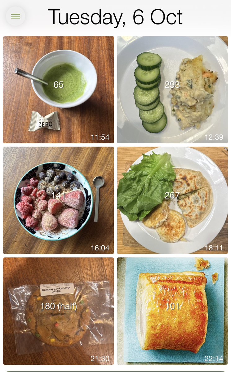 tofugirl888's tweet photo. day 6:
weight: 48.8kg (how tf???)
total consumed: 1046/900 (oops)
steps: 15.3k

i decided it’s easier to eat small but frequent meals over the day than risk omad’ing for dinner and binging from restriction. but if i have dinner plans with friends then i will omad that meal. https://t.co/uEBO1atJ1d