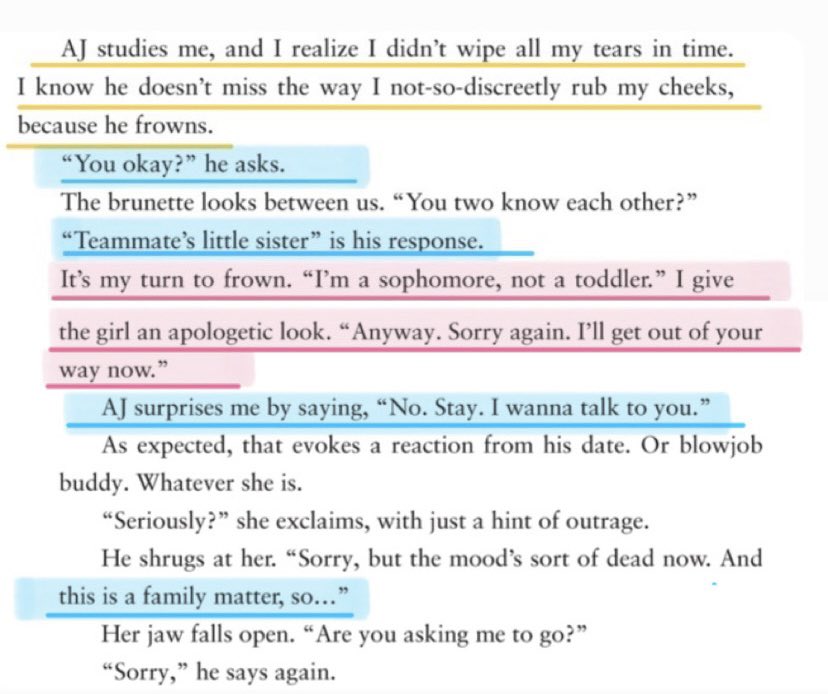 sunnybambi999's tweet photo. Aj sending away his hook up just bc he caught a glimpse of Ivy crying despite them barely talking and him hating her brother THE BUZZZZ https://t.co/BKqeF4hkAO