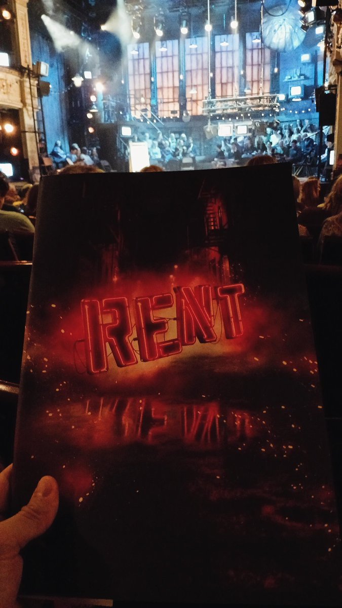 FirstNightMag's tweet photo. Tonight, we've returned to the newly renamed Tom Stoppard Theatte for q press performance of 'Rent'. Stay tuned for our upcoming review! https://t.co/bJwriYfGtN