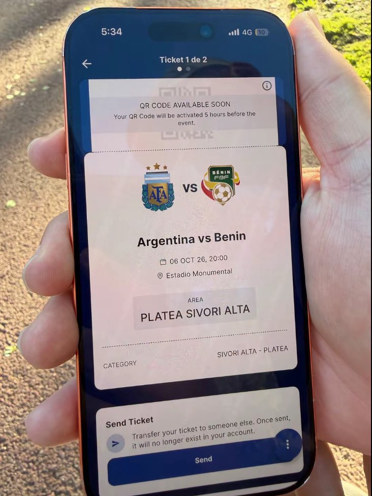 LFCspares3d's tweet photo. ÚLTIMAS ENTRADAS DISPONIBLES DE ARGENTINA-BENIN🇦🇷

📍Sector:

-4 Plateas Centenario Alta
-2 Plateas Sivori Altas

-Transferibles por AFA Tickets. Entrega inmediata.
#Argentina #Messi 

Muchisimas referencias en mi perfil. Enviar MD📩 https://t.co/CTmjwLoHAq