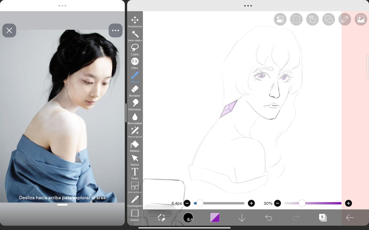 arekipes's tweet photo. i lowkey set myself up by placing her gem on the back of her neck bc drawing this angle is hell.... https://t.co/FlrqkDiKIl