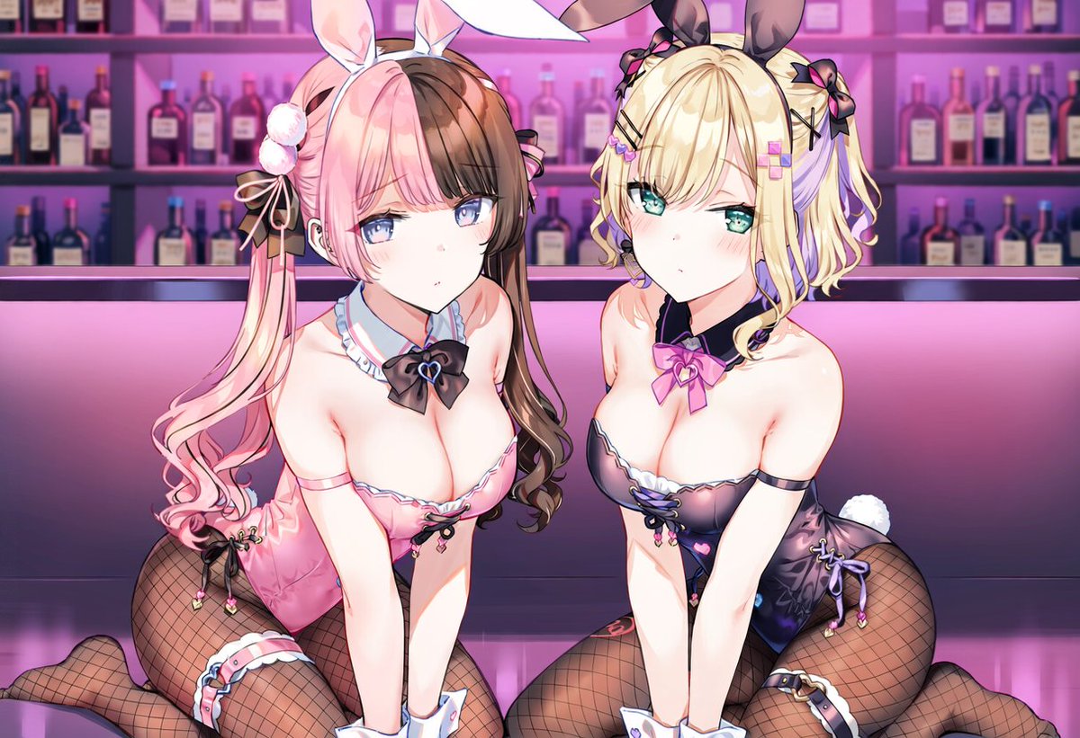 SamezameRe's tweet photo. バニーガールシチュ　ひなーのあ
SFW #AIイラスト #AIart #ぶいすぽっ https://t.co/Tuv9iRSCf5