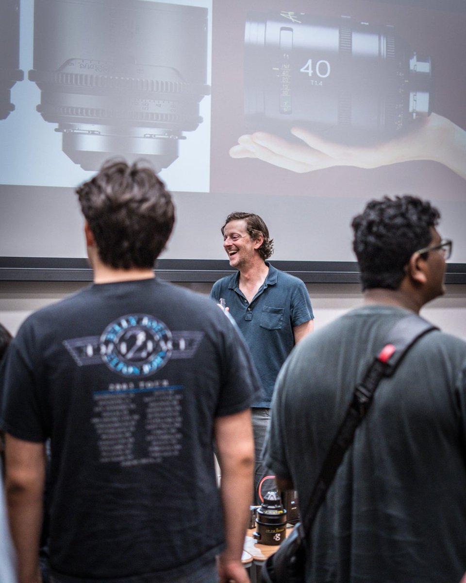 MediaArts_UNT's tweet photo. Last month, we had alumni Barak Epstein give a camera lens workshop for our students! Barak brought some amazing lenses and gave the students the opportunity to play around with the gear! https://t.co/yOctTItu3Y
