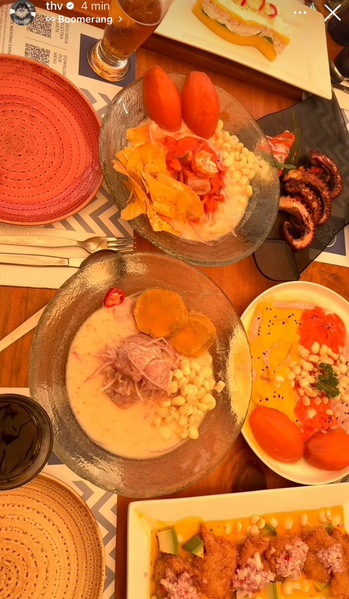 ARMYForce_Peru's tweet photo. VIVA LA COMIDA PERUANA SEÑORES 🇵🇪🗣️
TAEHYUNG PROBANDO PLATOS PERUANOS ASÍ ES AAAAAAA https://t.co/XpUZOCJWxz