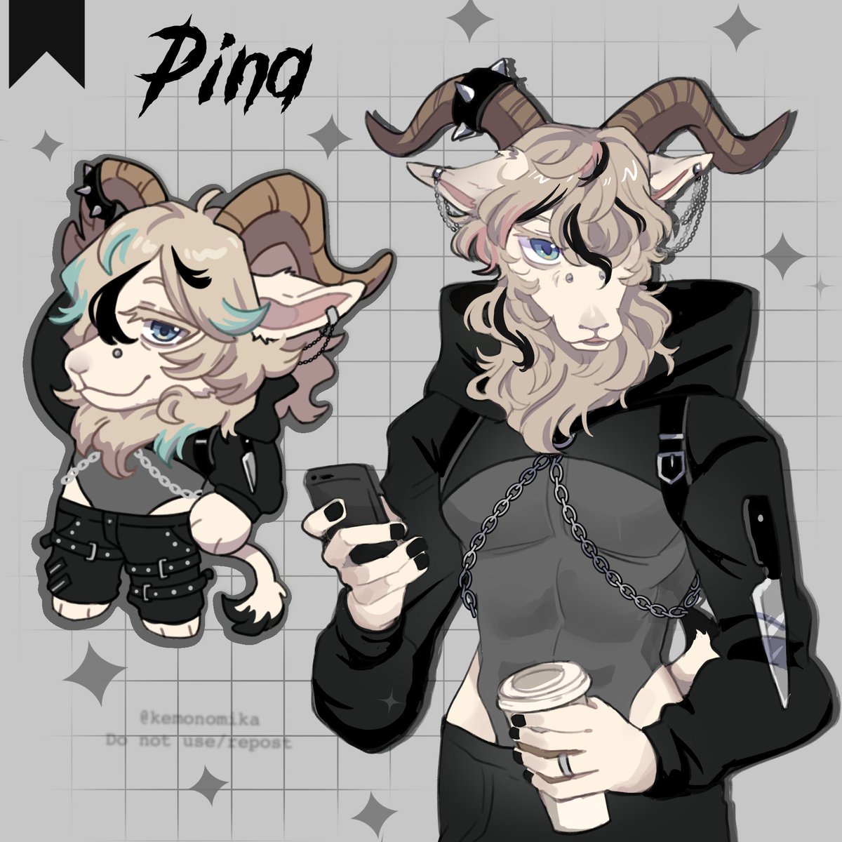 kemonomika's tweet photo. 🐑⛓️Band AU: Pina ⛓️🐑

On Pina  in this AU
-In the groupie squad, but he won't say that
- Model &amp; Influencer
- Dating Bill

   #furryartwork #furryart #beastarsanime #beastarsfanart #beastarsart #beastarsmanga #beastarsbandAU #beastarspina https://t.co/rozvHHjkNO