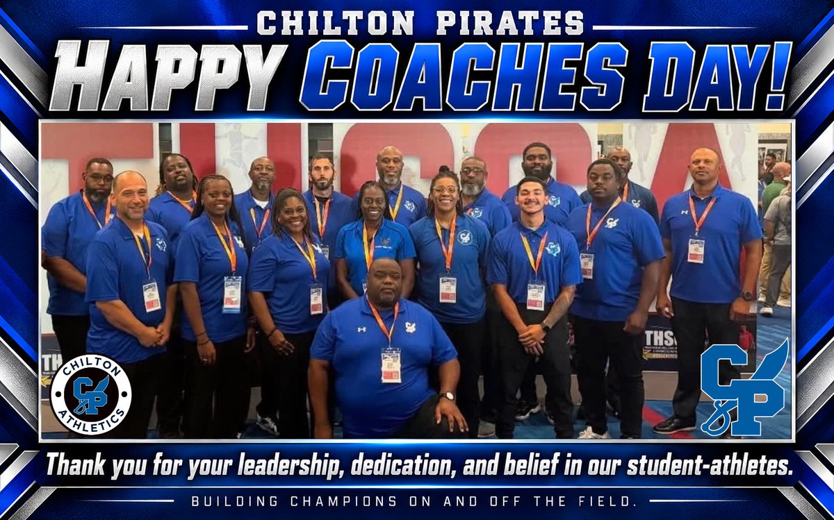 chilton_isd's tweet photo. Happy Coaches Day to our Chilton Pirates coaches!
Thank you for the long hours, encouragement, and dedication you pour into our student-athletes. Your impact reaches far beyond the scoreboard.
#ChiltonPirates #Tmobile #FN5GL #ENTRY https://t.co/QXFhZVdKvH