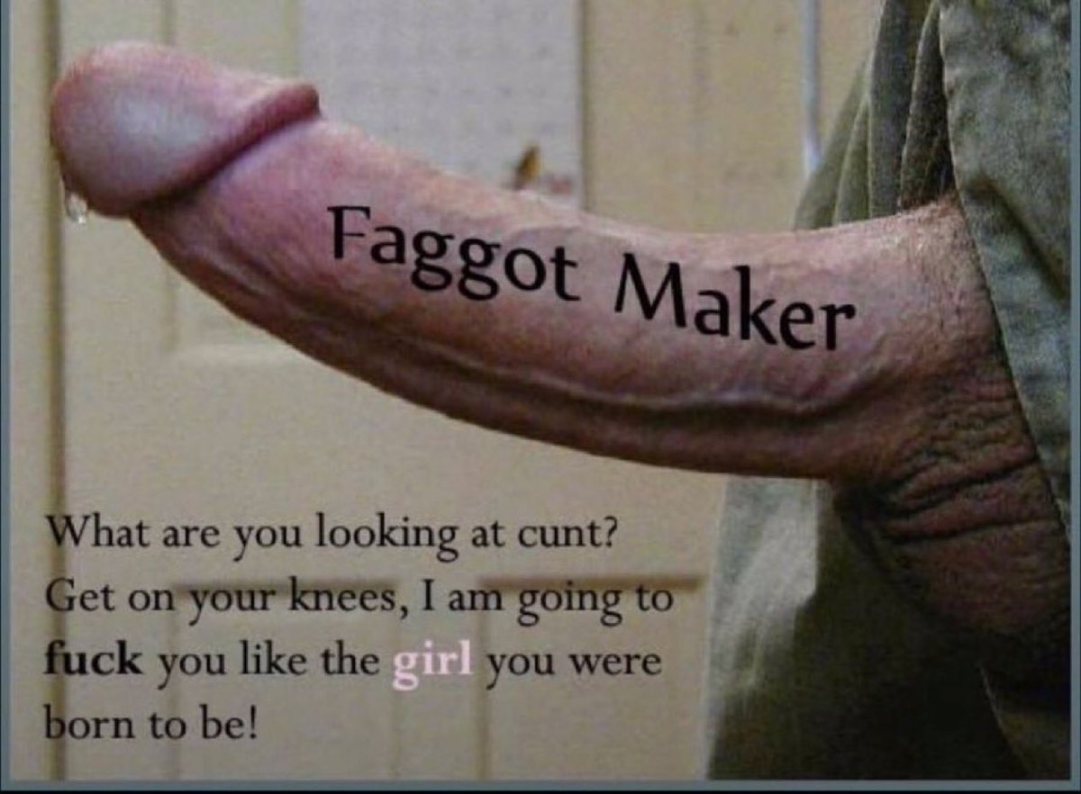 Black_Alpha_BBC's tweet photo. I need more faggots https://t.co/IgR3t5woTW