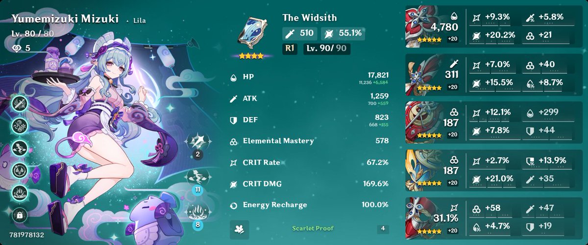 Cocokat9's tweet photo. @iovelykin with my Mizuki, Odette, Cry Traveler and Sucrose her highest hit was 214k and now with Vodyanits 298k. I'm still working on both Mizuki and Odette and my Mizuki is C5 https://t.co/1z1hSkDoEE
