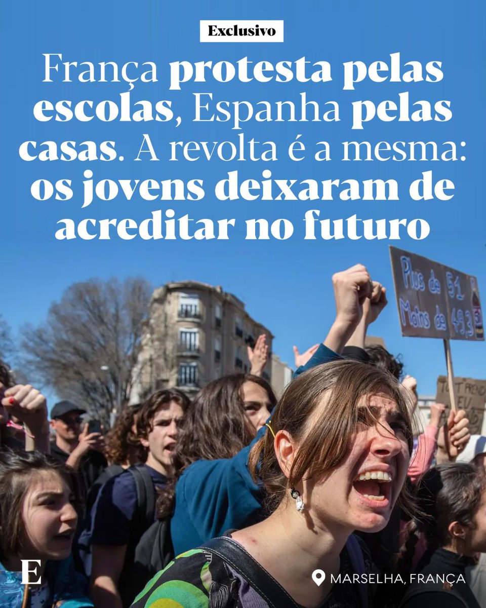 expresso's tweet photo. 🇫🇷🇪🇸 Dois países, o mesmo desencanto. Leia mais: https://t.co/JeMDqhHna2

📷 Getty Images https://t.co/jFJSdcuCQI