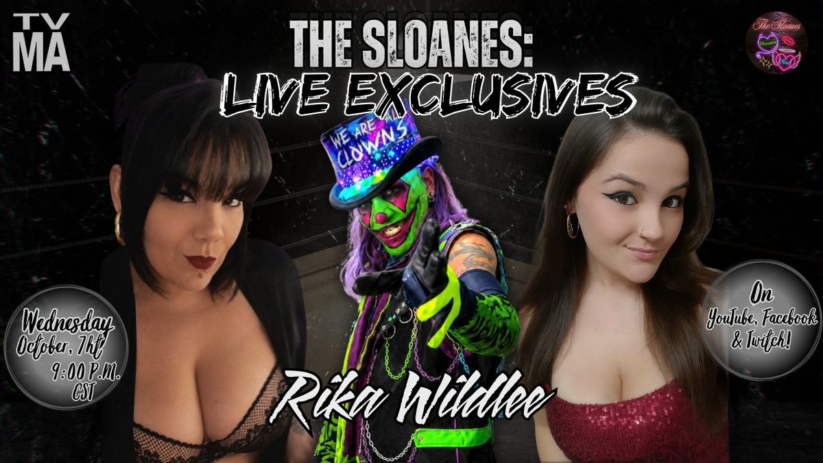 Ringside_R's tweet photo. As we announced on our most recent livestream, Live Exclusives returns this Wednesday at 9:00 p.m. CST! As we'll be joined by Rika Wildlee! So be sure to tune in tomorrow night!

We'll see you soon! 💖✨️🖤💋 https://t.co/6usMS19iRz