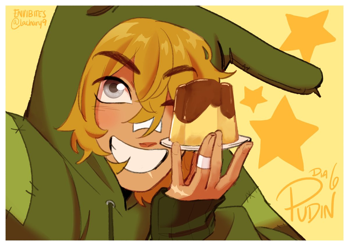 Lachary9's tweet photo. DÍA 6: 🍮PUDÍN🍮

Casi olvido publicar hoy JASHJASH

#fnafhstober2026 #fhs #fnafhs https://t.co/bQSDsYVj50