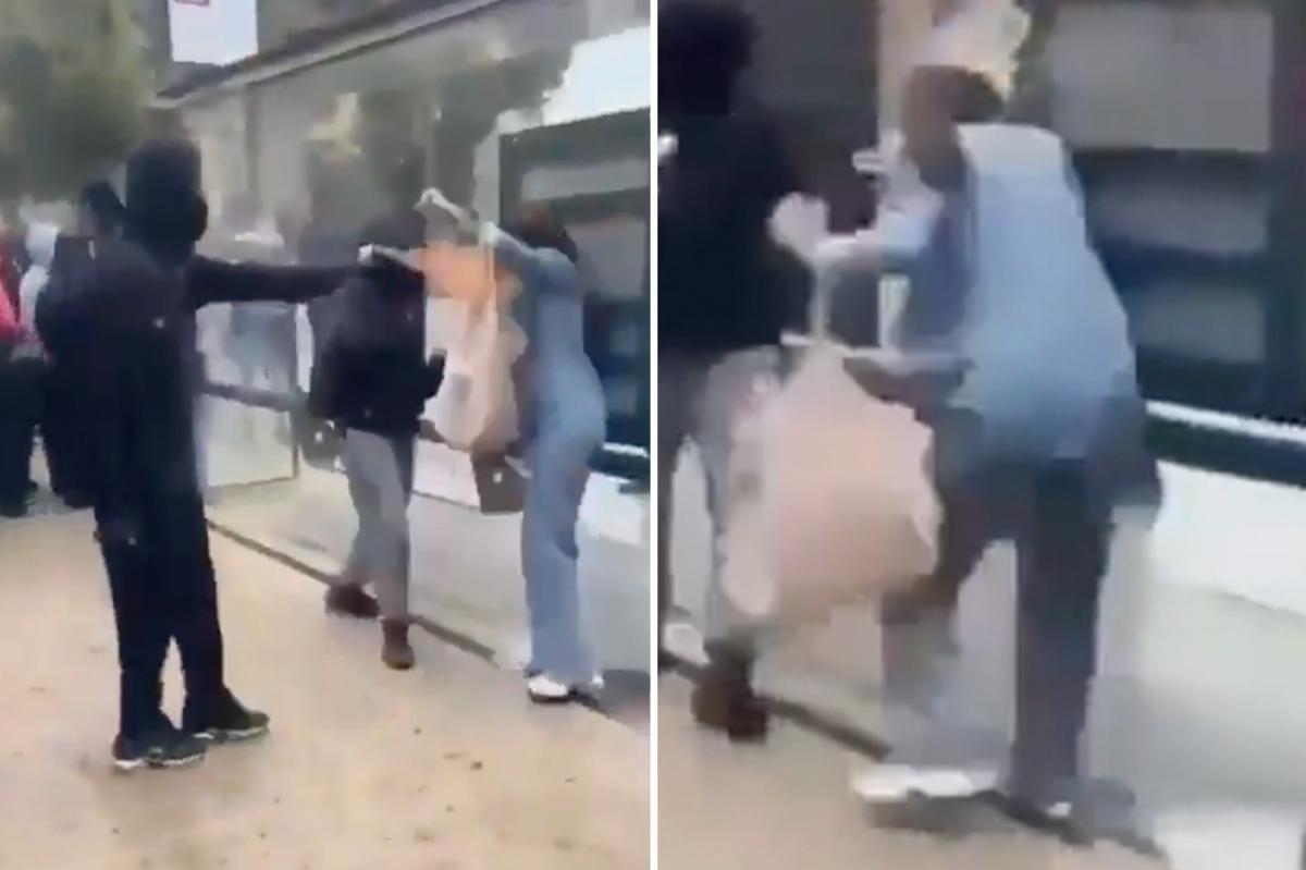 nypost's tweet photo. Boy, 15, arrested after being caught on video blasting fire in woman's face during France's student riots https://t.co/ZGfpRqgZLK https://t.co/0hXMVh52bW