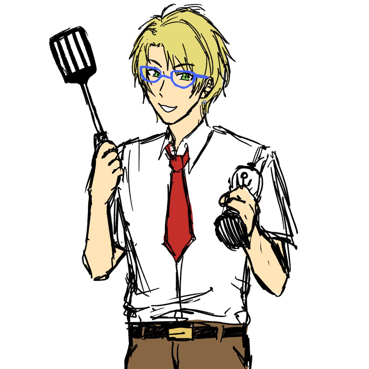 chessados's tweet photo. spongebob! 😁 #enstars https://t.co/XXRCnbzdfr