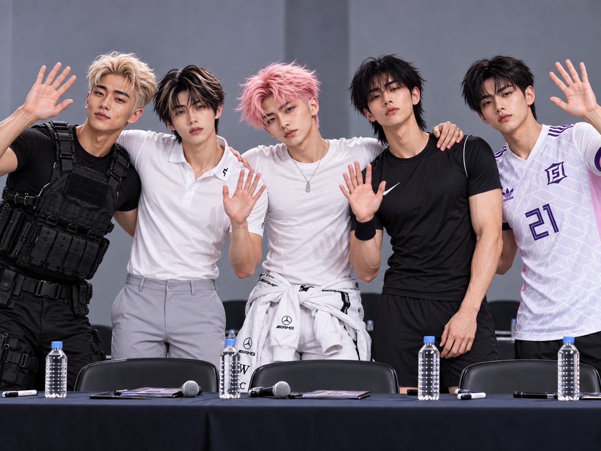 HXN_NEWS's tweet photo. 🚨🚨🚨! Momentos de interações entre os membros durante o Fansign, e a foto em grupo com os fã presentes.

#HXN_LABELS #DOUTS https://t.co/SUyILMP7SJ