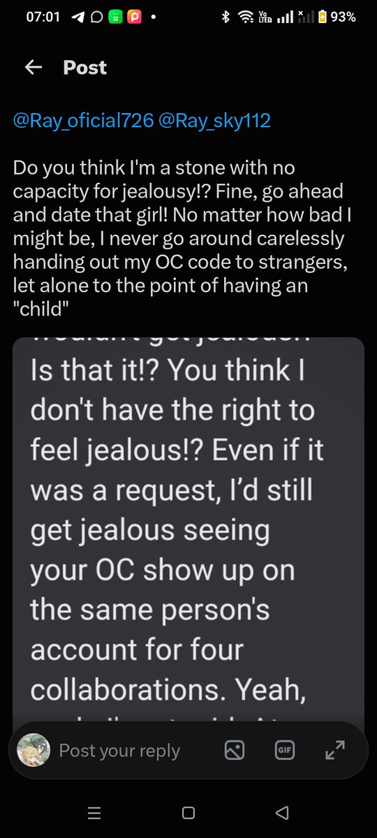 Ashton234's tweet photo. Someone block me out of jealousy.hear me @lmxi0okim_xklm0. It's a old collaboration. In the past, not the future. And it's just a collaboration, the creator open Collab with everyone and I join, is that even a problem? A lot people doing that too. 

Guys, judge this, who's wrong https://t.co/bzRp1xpO1C