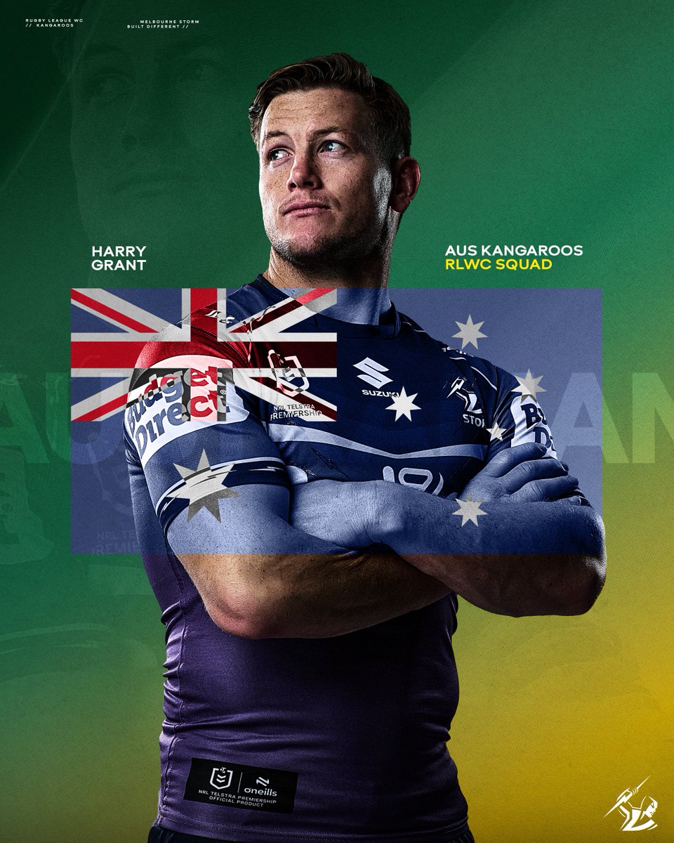 storm's tweet photo. RLWC call up for the Kangaroos 👏

Congratulations to Harry and Cameron on their squad selection! https://t.co/uyzInszkSY