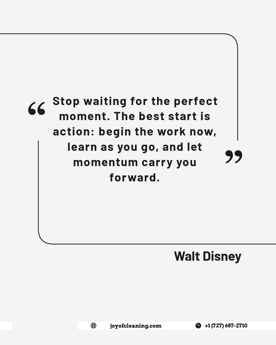 joy_of_cleaning's tweet photo. The best start is action. Begin now, learn as you go, and let momentum carry you forward.
#StartNow #Action #Momentum #Growth https://t.co/4wlcqQ9nBt