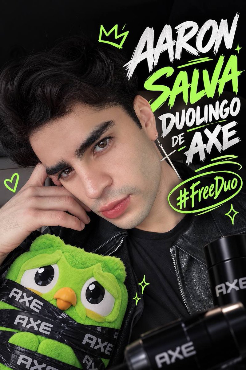 momalvarado's tweet photo. Quien trabaja con 2 marcas importantes al mismo tiempo ??
Solo @ArnMercurio 😎🔥

AARON SALVA DUOLINGO DE AXE
#FreeDuo https://t.co/qYSuqy3pd4