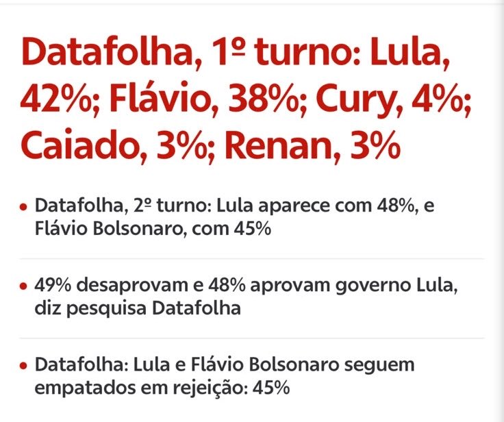 leandroruschel's tweet photo. Até quando vamos tolerar a Datafolha fazendo esse tipo de manipulação eleitoral a favor da esquerda em TODAS AS ELEIÇÕES? https://t.co/5RpApwVBij