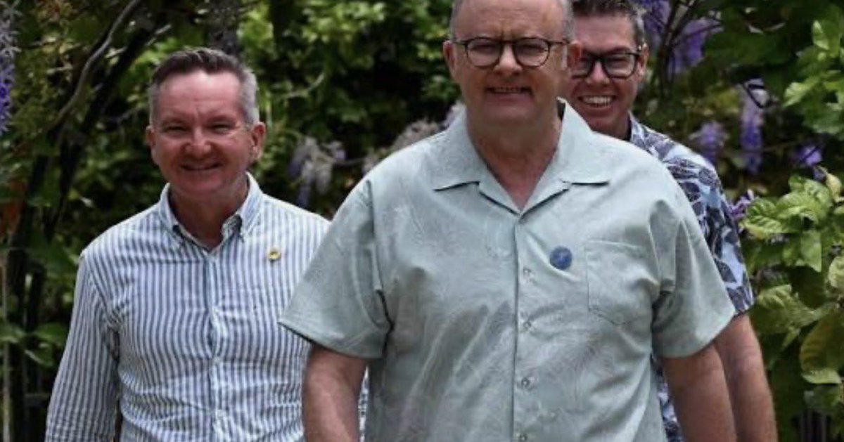 Lisa9Sophia's tweet photo. $150 million WASTED 

Albanese and Bowen are flying out today to a five star luxury resort for a pre COP soirée 

You don’t hate Labor enough 

Trillions of dollars from Australia has been shoveled offshore to China and the Pacific to prop up the climate change hoax

To think these same people criticised Morrison for going on a rare family holiday and funding it himself 

How dare they