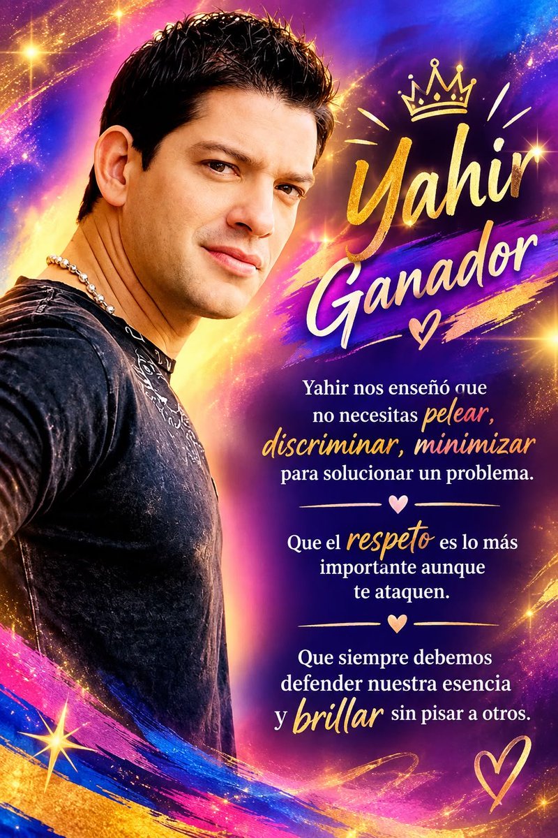 lupita5vfe's tweet photo. El unico que dejo muchas enseñanzas valores a enseñaron que no todo es peliar el que nos motivo a muchos a cuidarnos y el fue  el mejor de esta temporada  #YAHIRYAGANO✌️ #YAHIRELUNICOGANADOR
@LaCasaFamososMx
@vix @ronogueron https://t.co/1UFvL8hfDt