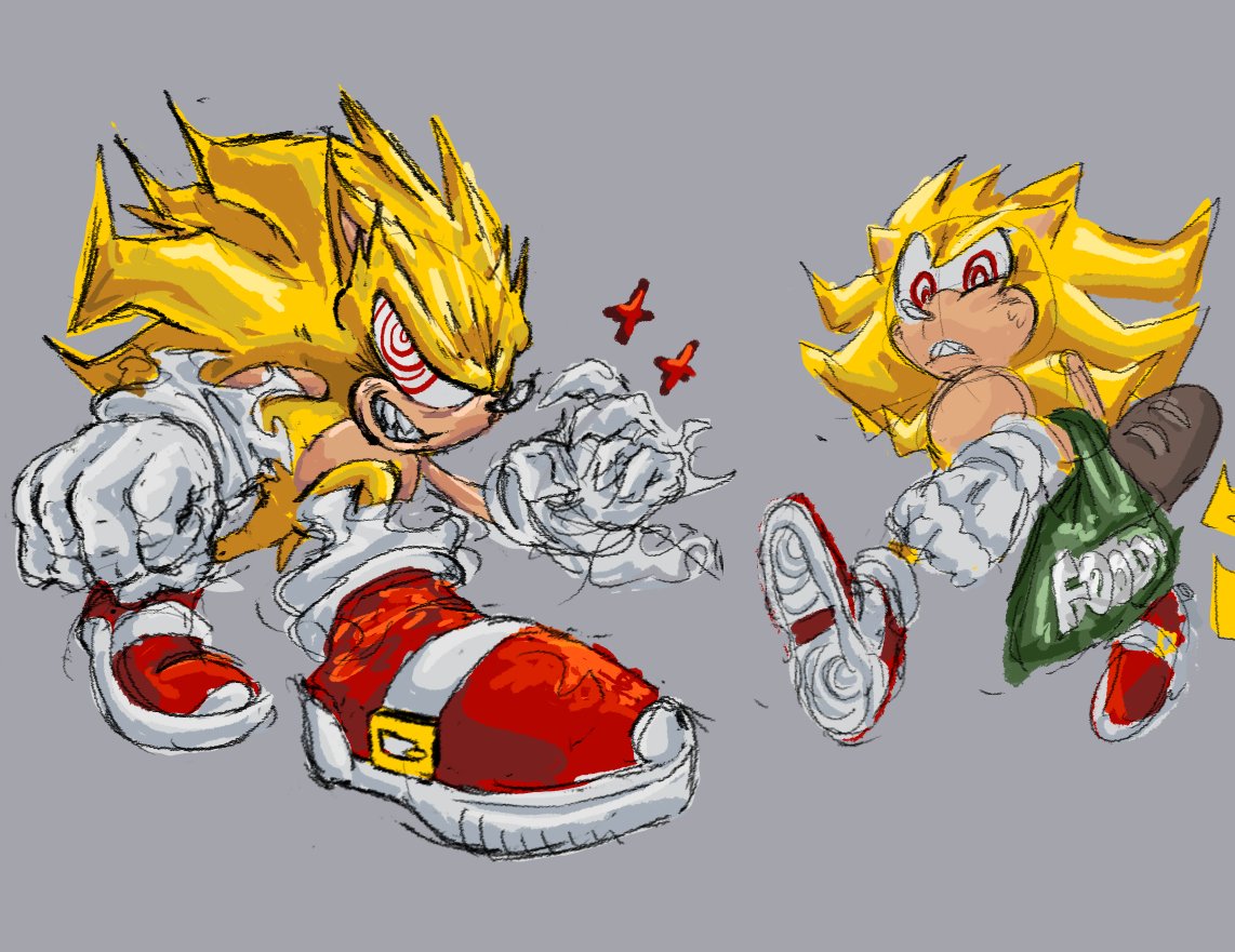 lAZUliLudicrous's tweet photo. fleetway super sonic https://t.co/Mu1JIIQbFA