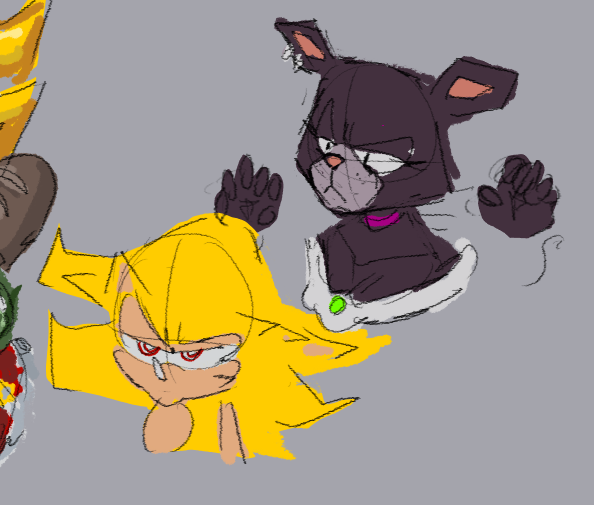 lAZUliLudicrous's tweet photo. fleetway super sonic https://t.co/Mu1JIIQbFA