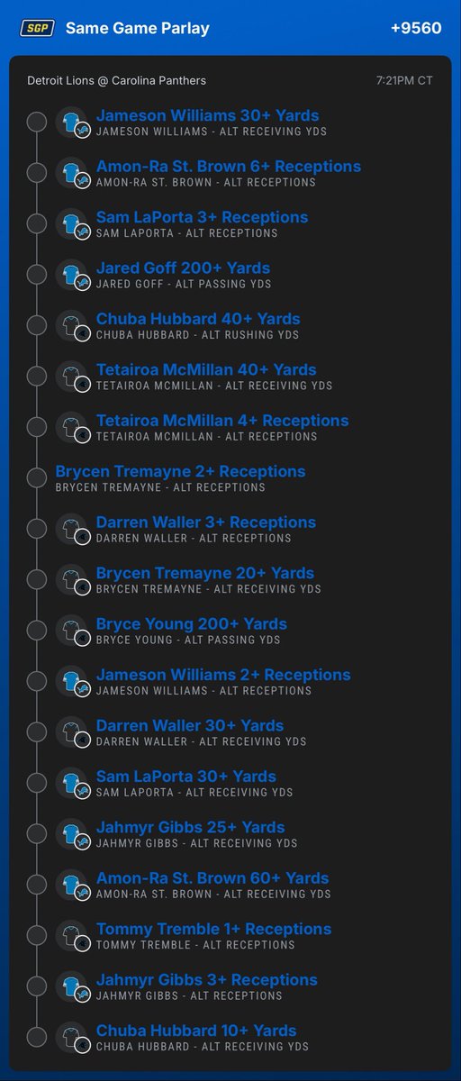 chozexa's tweet photo. 🚨 OFFICIAL DYJ SNF PARLAY 🚨 

Just go out there and … 

DO YOUR JOB! https://t.co/b8EZvpUaXl