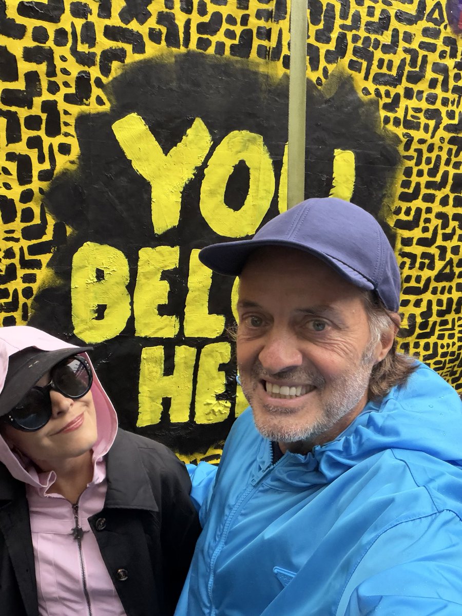 JohnLegere's tweet photo. I don’t know if I’d call this resting…but at least I’m not running! Chrissy and I are having a blast at We Belong Here! https://t.co/fSzEQiC9wz
