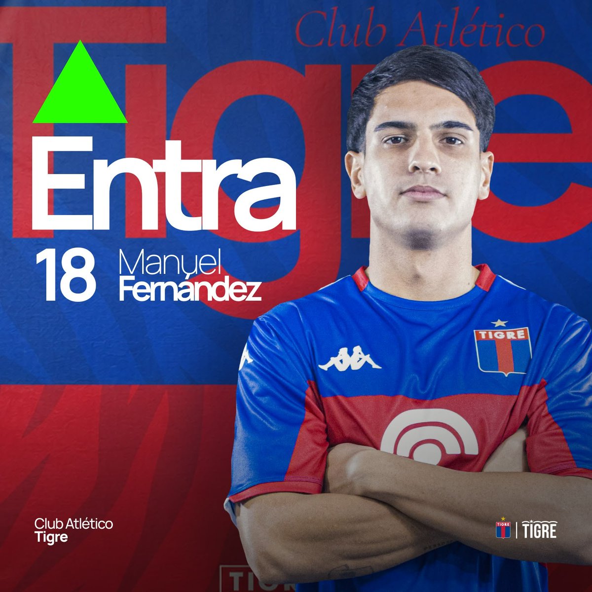 catigreoficial's tweet photo. #TorneoClausura 2026 🏆

(85') | 𝗖𝗔𝗠𝗕𝗜𝗢𝗦 𝗘𝗡 𝗧𝗜𝗚𝗥𝗘 🔄  

Argentinos Jrs 2-1 #TIGRE

#DaleMatador 💙❤️💙 https://t.co/vOS2y1Gl2O