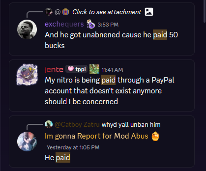 slashbleood's tweet photo. this same dude ur reply to is the same pedo yall let pay for an unban in yalls server to just go be a pedo to more people, but yall wanna say us in /bleood lets in pradators alright. https://t.co/dP5JtmZsJl