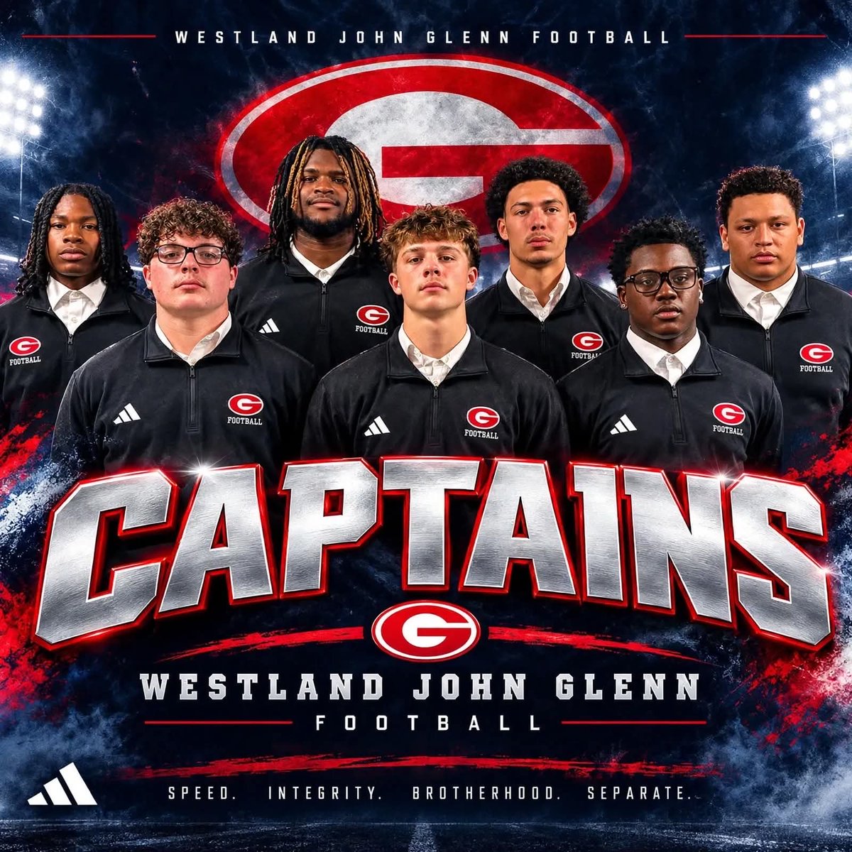 JGRocketFB's tweet photo. Shout out to these young men for leading all season and how they represented Westland John Glenn at the captains breakfast. @jae_rich2 @jeremiahAllen99 @toniov1223 @WatsonRaym59563 @CordellPowell_1 @christian_50348 https://t.co/9P9oakU0HC