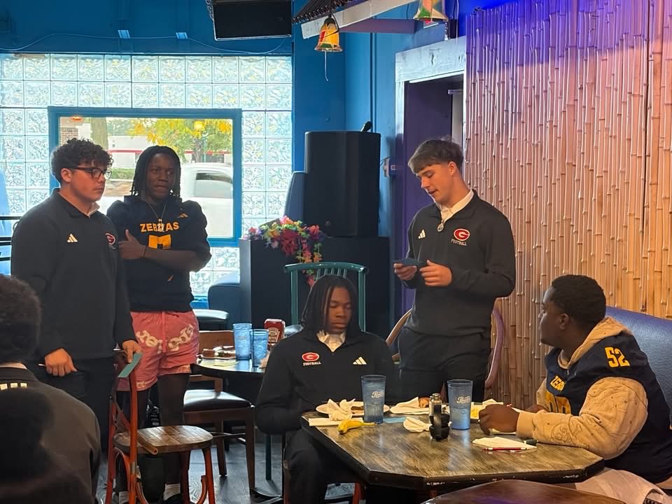 JGRocketFB's tweet photo. Shout out to these young men for leading all season and how they represented Westland John Glenn at the captains breakfast. @jae_rich2 @jeremiahAllen99 @toniov1223 @WatsonRaym59563 @CordellPowell_1 @christian_50348 https://t.co/9P9oakU0HC